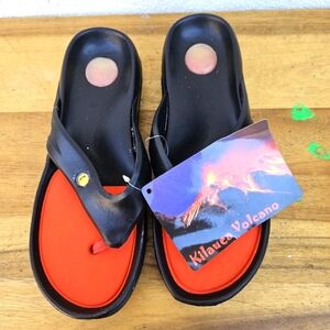 Hawaiian Jellys Ultra Comfort Kilauca Volcano Unisex  Sandals Women's Si…